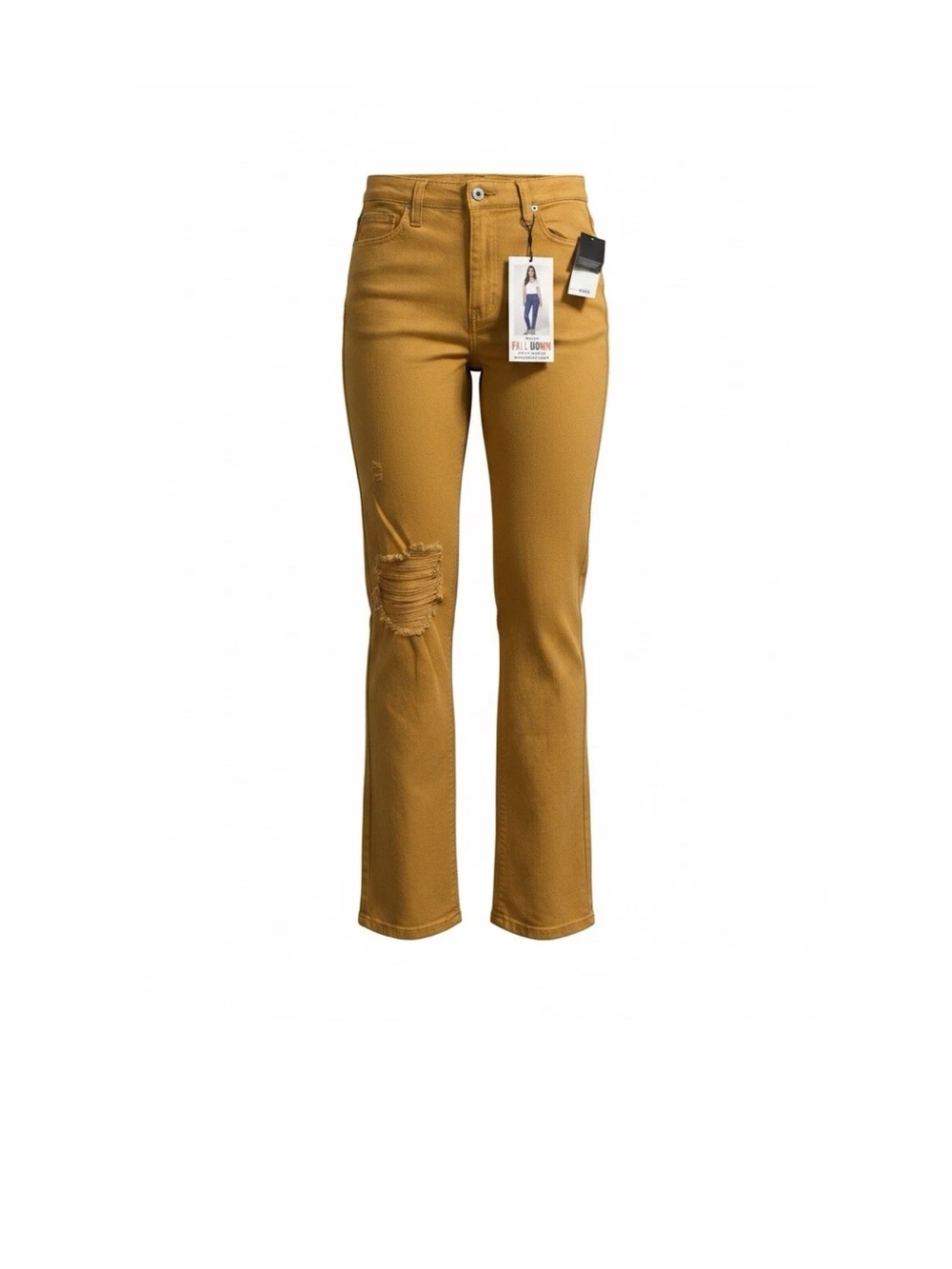 Celebrity Pink Hi Rise Slim Straight Jeans Mustard Ochre 9/29 NWT